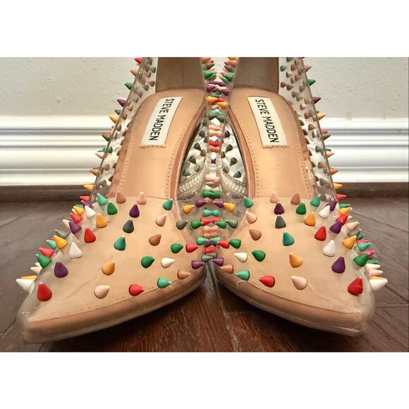 Steve Madden Women's Daisie Spiked Pumps Size 6.5 - Picture 8 of 8